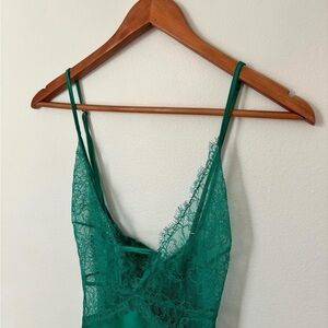 Victoria’s Secret emerald slip dress